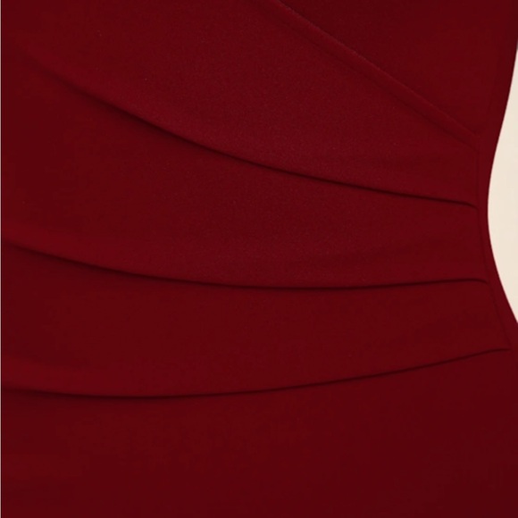 Lulu's Dark Red Long Sleeve Bodycon Dress - Picture 15 of 15